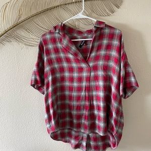 Madewell Short Sleeve Flannel
